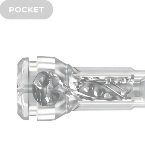 Feel Pocket Stroker Crystal by Kiiroo