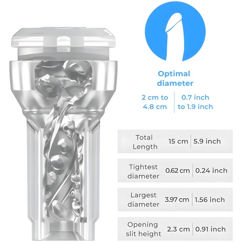 Feel Pocket Stroker Crystal by Kiiroo