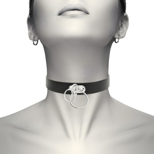 Coquette Chic Desire Vegan Leather Choker