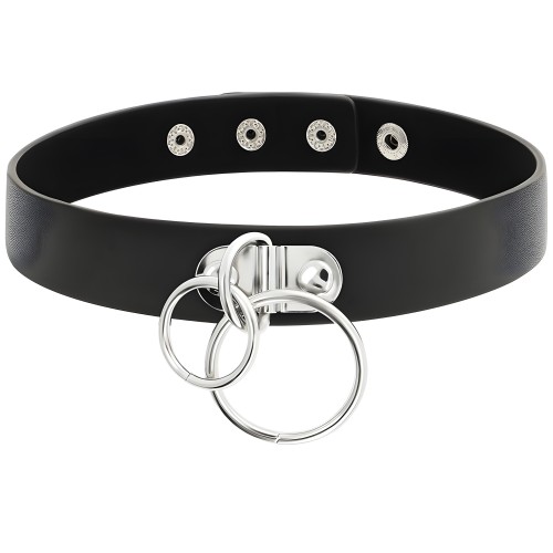 Coquette Chic Desire Vegan Leather Choker