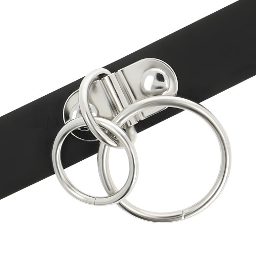 Coquette Chic Desire Vegan Leather Choker