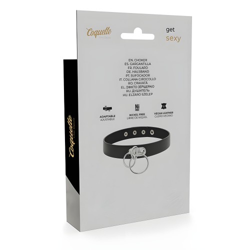 Coquette Chic Desire Vegan Leather Choker