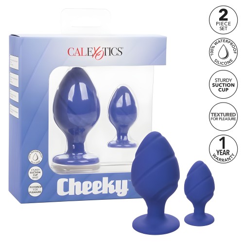 Calexotics Cheeky Anal Plugs Purple