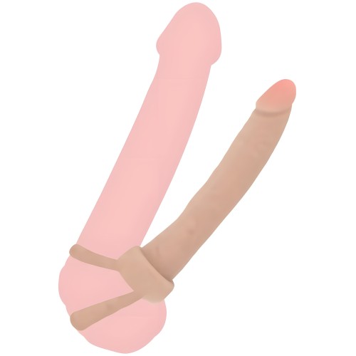 Get Real Double Trouble Penetrador Anal Silicona 16 Cm