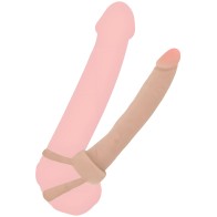Get Real Double Trouble Penetrador Anal Silicona 16 Cm