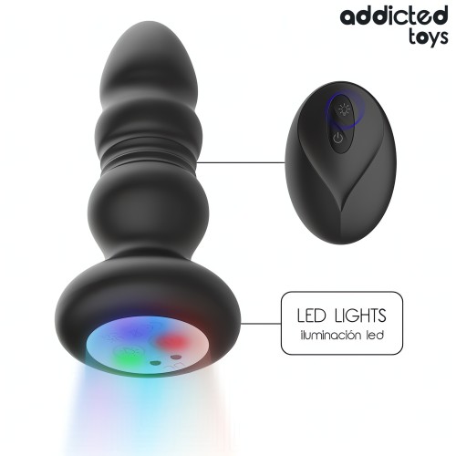 Thrusting LED Anal Vibrator - Addicted Toys