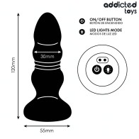 Plug Anal Vibrador Thrusting Control Remoto - Addicted Toys