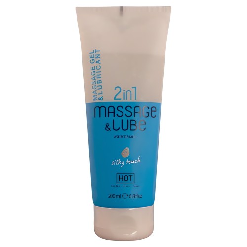 Massage & Glide Gel 2 in 1 Silky Touch 200 ml