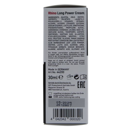 Rhino Long Power Cream 30ml
