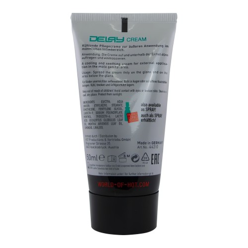 Delay Cream 50ml by Hot