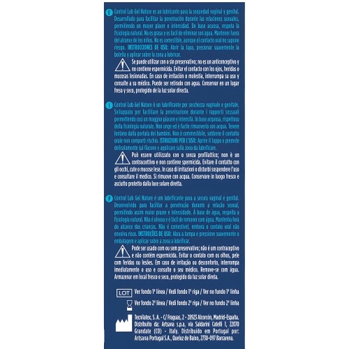 Control - Lubricant Gel Natural 75 Ml