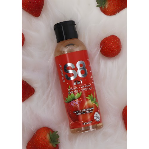 S8 4 En 1 Lubricante Postre Fresa