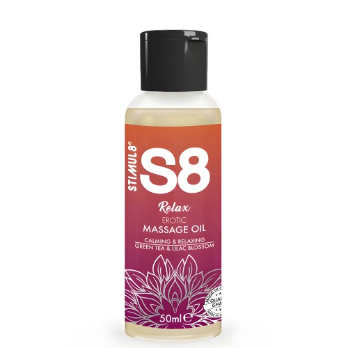 S8 Relax Aceite De Masaje Adultos Té Verde 50 Ml