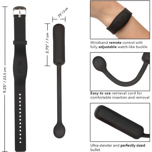 Petite Bullet Vibrator with Control Bracelet