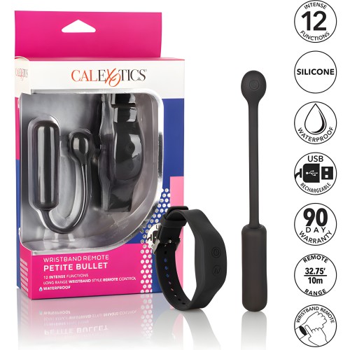 Petite Bullet Vibrator with Control Bracelet