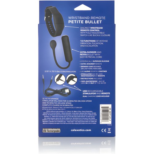 Petite Bullet Vibrator with Control Bracelet