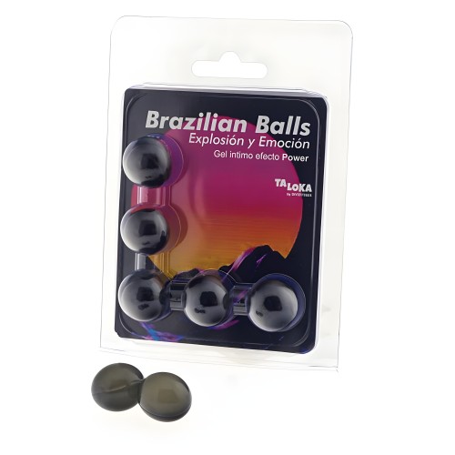 - Brazilian Balls Gel Excitante Efecto Power 5 Bolas