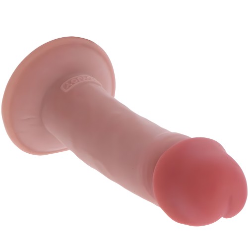- Dildo Deluxe Dong Grueso De Doble Densidad Tpe 18 Cm
