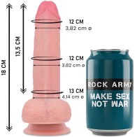 Rockarmy Mustang Dildo Realístico Liquid Silicone 18 Cm