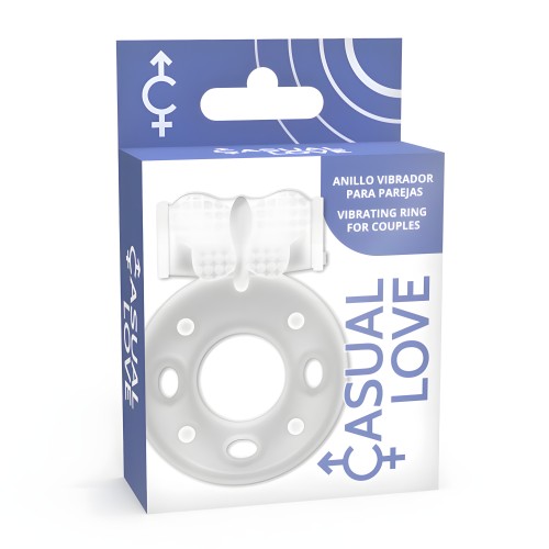 Anillo Estimulador Transparente Casual Love