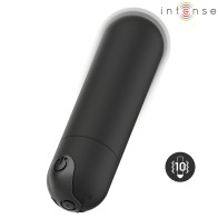 Intense - Karen Mini Bala Vibradora 10 Modos Recargable Negro