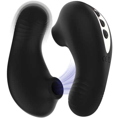 Rithual - Shushu Pro Pocket Clitoris Stimulator 2 Powerful Motors Black