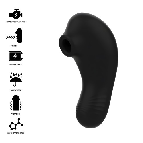 Rithual - Shushu Pro Pocket Clitoris Stimulator 2 Powerful Motors Black