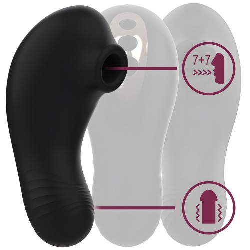 Rithual - Shushu Pro Pocket Clitoris Stimulator 2 Powerful Motors Black