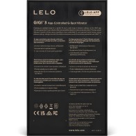 LELO - Gigi™ 3 Vibrador Punto G Azul