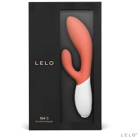 - Ina 3 Vibrador Rabbit Lujo Coral