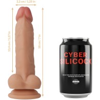 Cyber Silicock Jude Realistic Liquid Silicone 18 cm