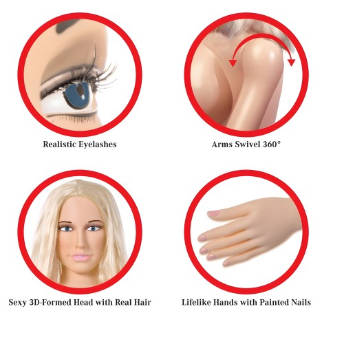 Muñeca Hinchable Hannah Harper