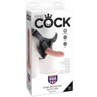 King Cock Realistic Dildo Harness 15.20 cm