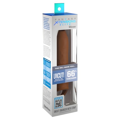 Sleeve Uncut 17,78 Cm W Strap Caramel