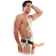 - Arnés Vibrador Hueco 19 Cm Natural