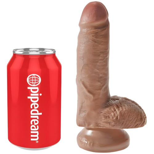 King Cock Realistic Dildo with Testicles