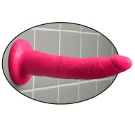 Dildo with Suction Cup 17.8 cm - Pink