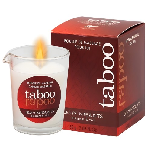 Ruf Taboo Massage Candle for Him Wild Lichen Aroma