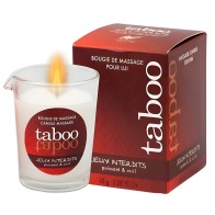 Ruf Taboo Massage Candle for Him Wild Lichen Aroma