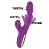 Intense - Ateneo Vibrador Multifunción Recargable 7 Vibraciónes Con Lengua