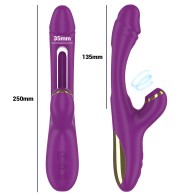 Intense - Ateneo Vibrador Multifunción Recargable 7 Vibraciónes Con Lengua