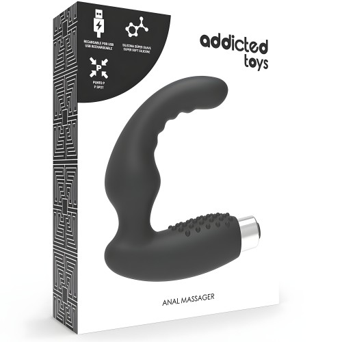 Addicted Toys Rechargeable Prostate Vibrator Model 2 - Black