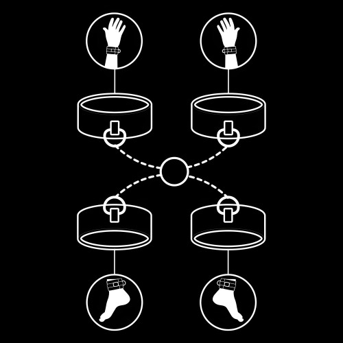 Handcuffs with Neoprene Lining | Fetish Submissive