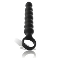 Black&Silver Powerful Silicone Anal Dilator Bob