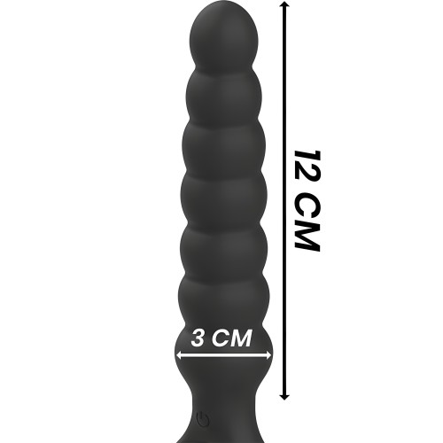 Black&Silver Powerful Silicone Anal Dilator Bob