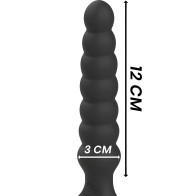 Black&Silver Powerful Silicone Anal Dilator Bob