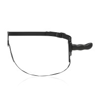 Fetish Submissive Harness - Silicone Black G-Spot 16 cm