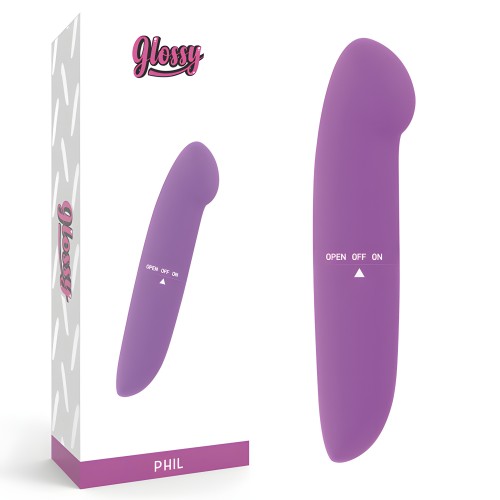 Glossy Phil Vibrator Lilac