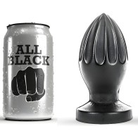 All Black 12cm Anal Plug - Safe and Enjoyable