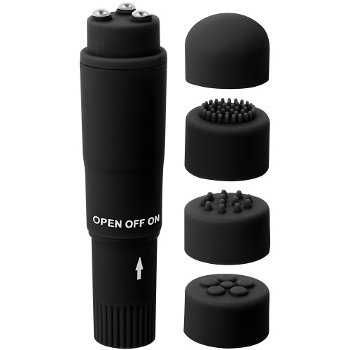Glossy Pocket Kurt Black Massager
